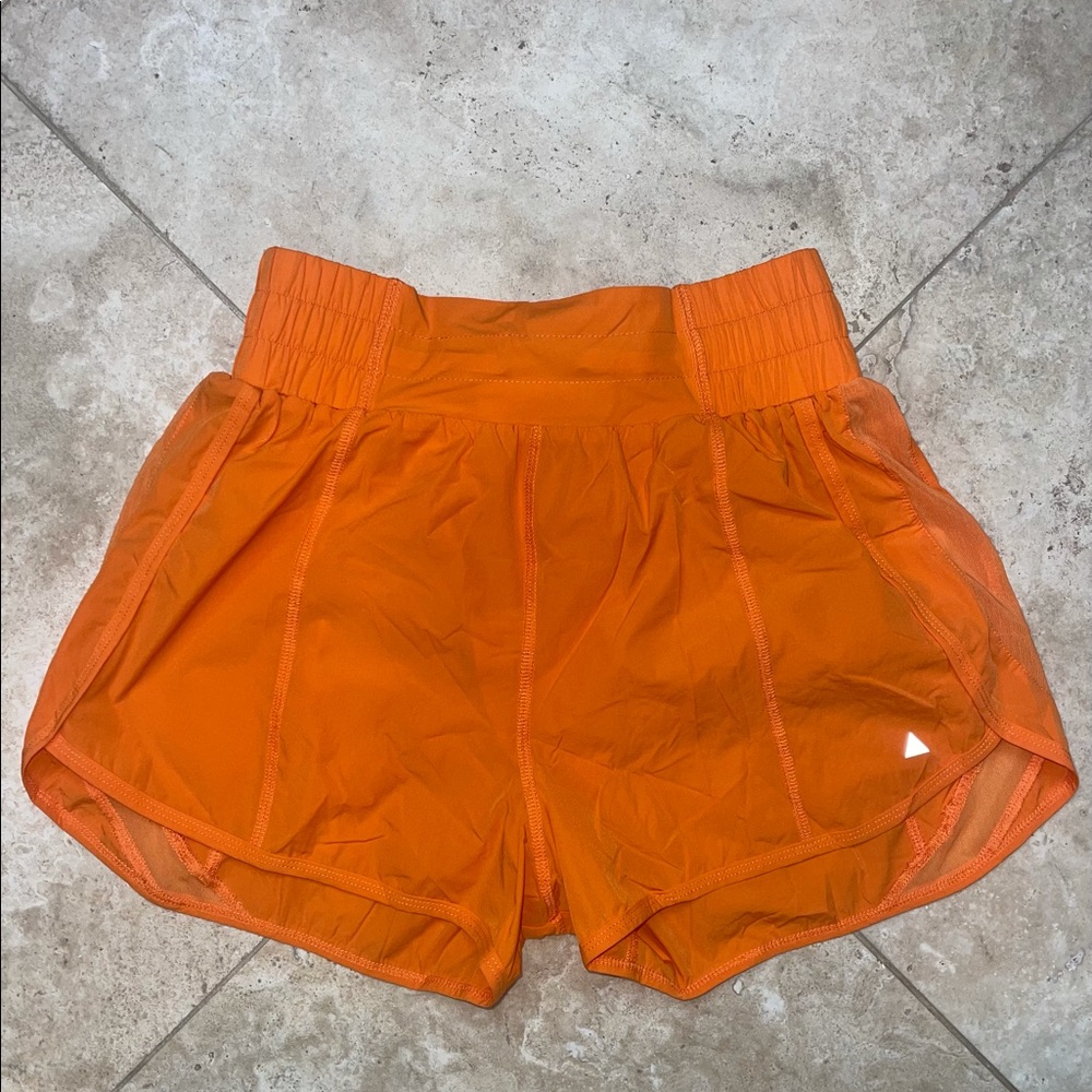 Balance athletica medium breeze orange shorts